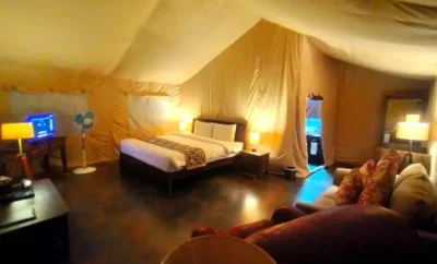 Mountain View Premium Tent King bedroom