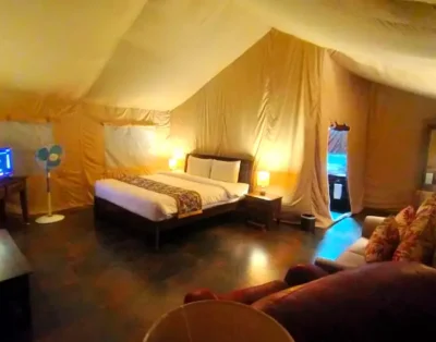 Mountain View Premium Tent King bedroom