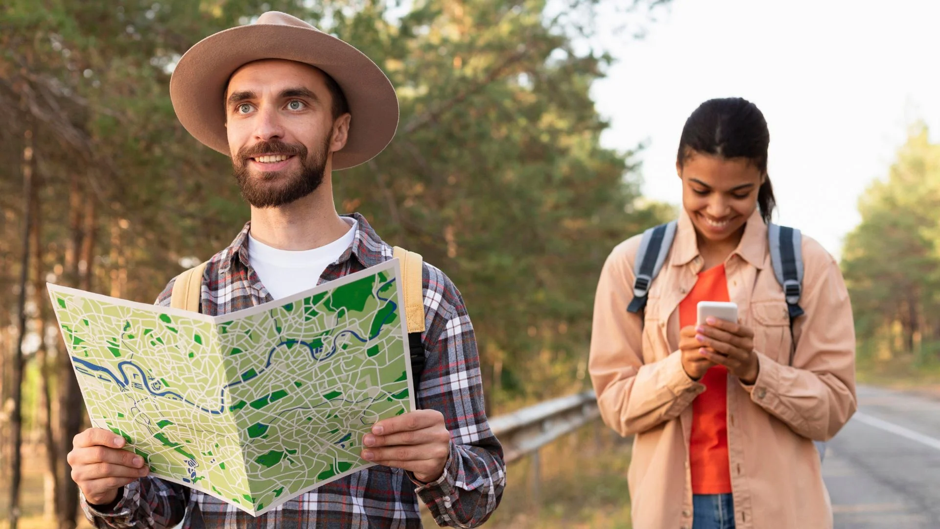 Bangalore to Chikmagalur and Best Travel Route looking by a guy in map